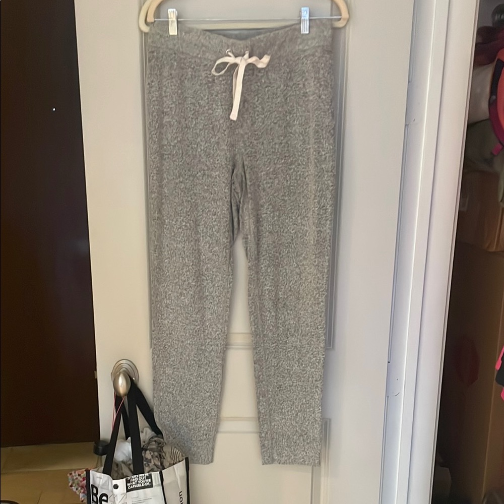 J. Crew Gray Sweatpants with Soft Knit and Adjustable Fit